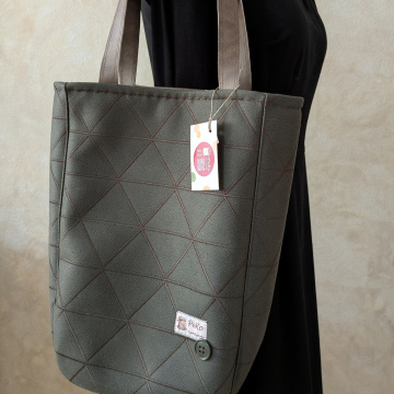 Shopper dunkelgrün