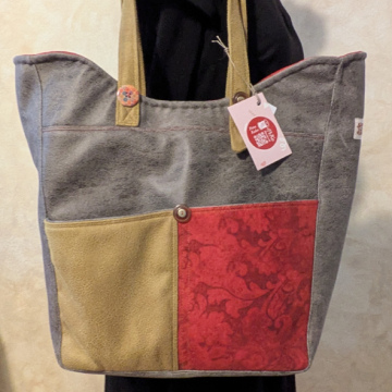 Umhängtasche dreifarbig